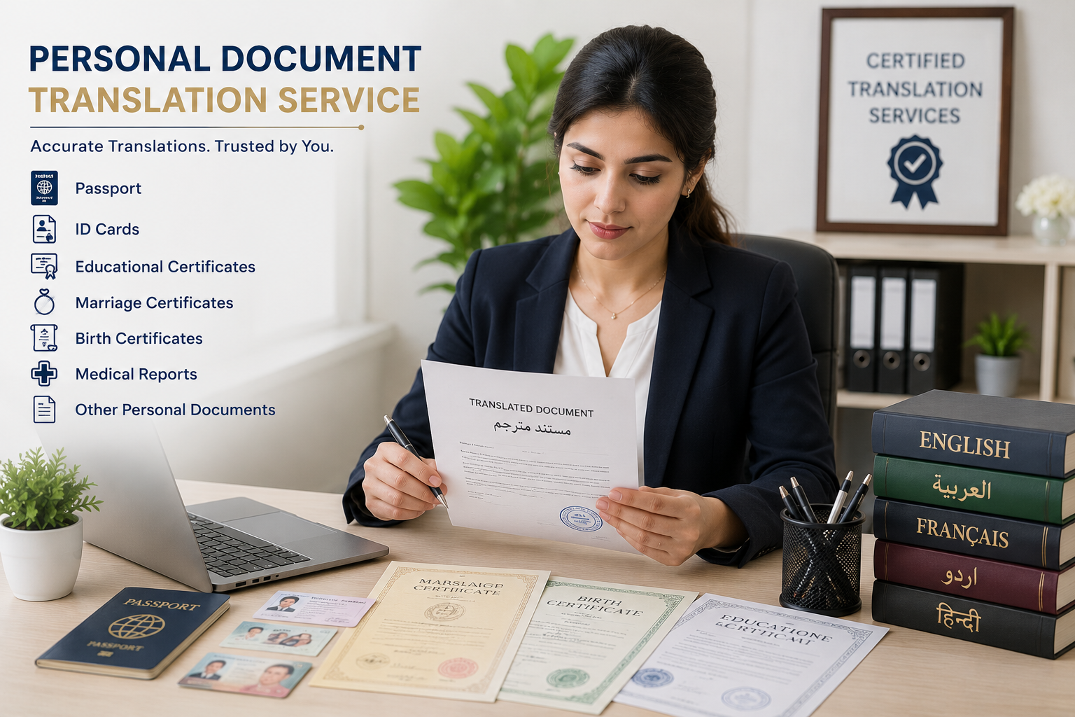 Personal Document Translation 